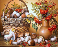 Без бренда «Корзина с грибами и рябиной» в Новокузнецке