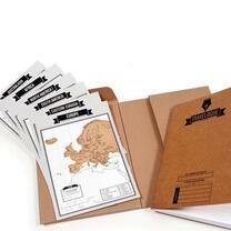 Без бренда «Скретч-карта мира стирающаяся. Карта путешествий» в Новокузнецке