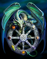 Без бренда «Коробка 20 шт: Дракон на магическом круге» в Новокузнецке