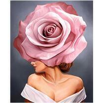 Без бренда «Девушка с розовой розой на голове» в Новокузнецке