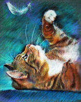 Без бренда «Котенок играет пером» в Новокузнецке в интернет-магазине  Без бренда «Котенок играет пером» в Новокузнецке