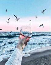 Без бренда «Бокал вина и рассветное море» в Новокузнецке