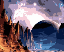 Инопланетный пейзаж