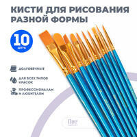 Без бренда «Коробка 250 шт.: Кисти для рисования набор (10 шт)» в Новокузнецке в интернет-магазине Без бренда «Коробка 250 шт.: Кисти для рисования набор (10 шт)» в Новокузнецке