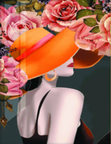 Без бренда «Дама в яркой шляпе и розы» в Новокузнецке