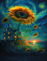 Без бренда «Фэнтези сюжет с подсолнухом» в Новокузнецке