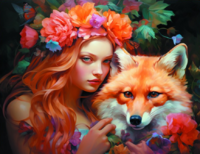 Без бренда «Рыжая девушка и рыжая лисица» в Новокузнецке в интернет-магазине  Без бренда «Рыжая девушка и рыжая лисица» в Новокузнецке