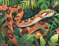 Без бренда «Маисовый полоз в зеленой листве» в Новокузнецке