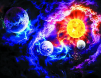 Без бренда «Солнце и планеты среди туч» в Новокузнецке