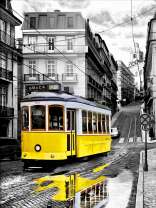 Трамвай на улице Лиссабона