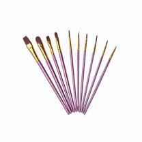 Без бренда «Кисти для рисования набор (10 шт) сиреневые» в Новокузнецке