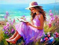 Без бренда «Девочка читает на берегу» в Новокузнецке в интернет-магазине  Без бренда «Девочка читает на берегу» в Новокузнецке